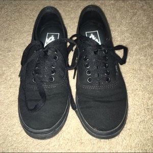 Black Low-Top Vans